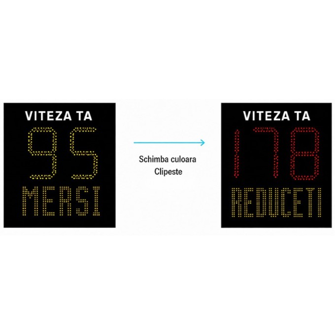Panou radar afisare viteza + pictograme 1250x900 Panou radar afisare viteza + pictograme 1250x900